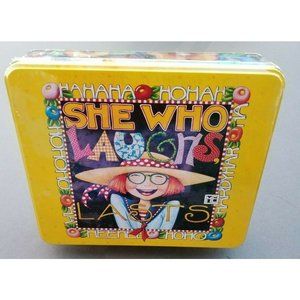 Mary Englebreit She Who Laughs Tin & Stationery Set